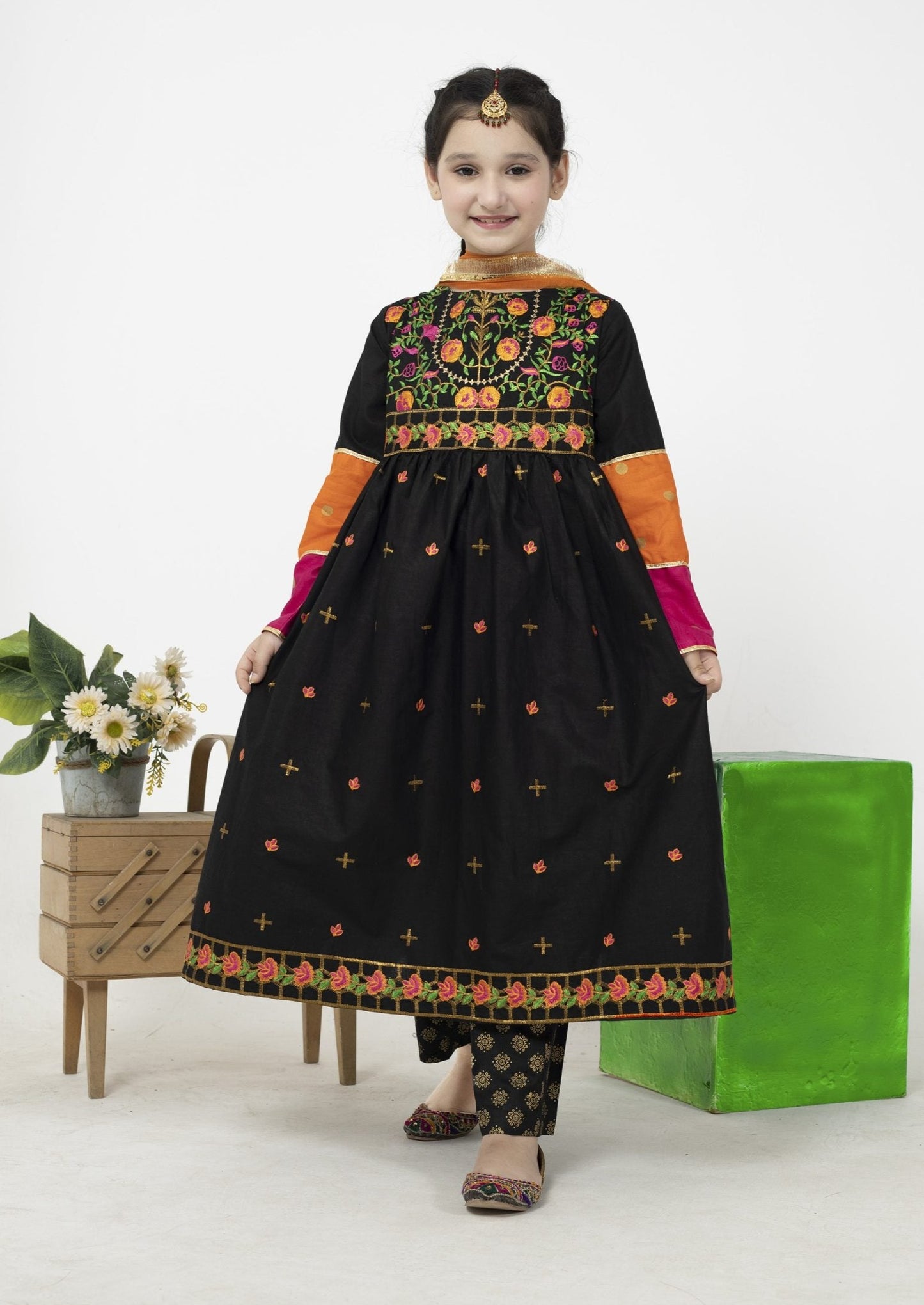 Black - Girl's Dress