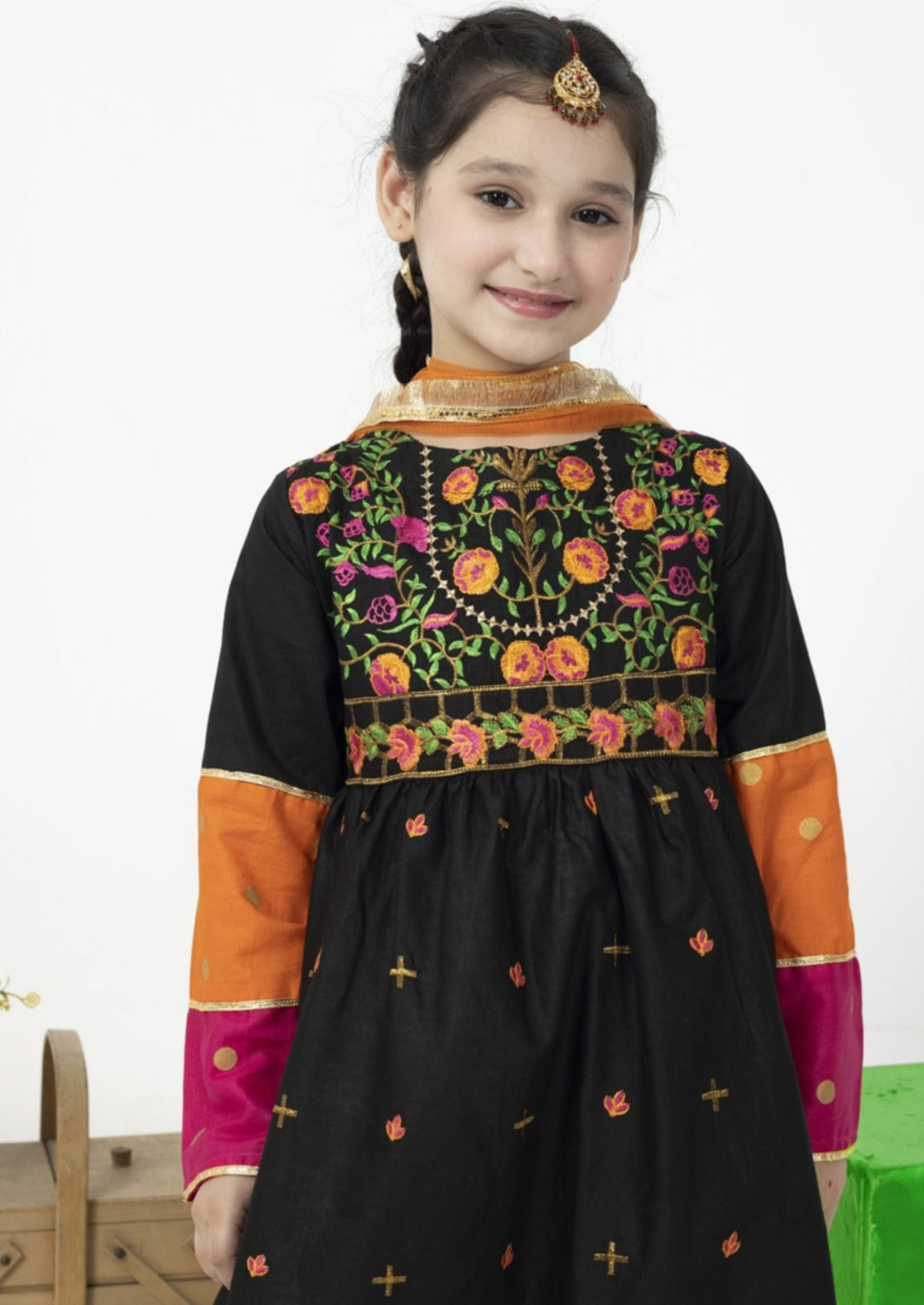 Black - Girl's Dress