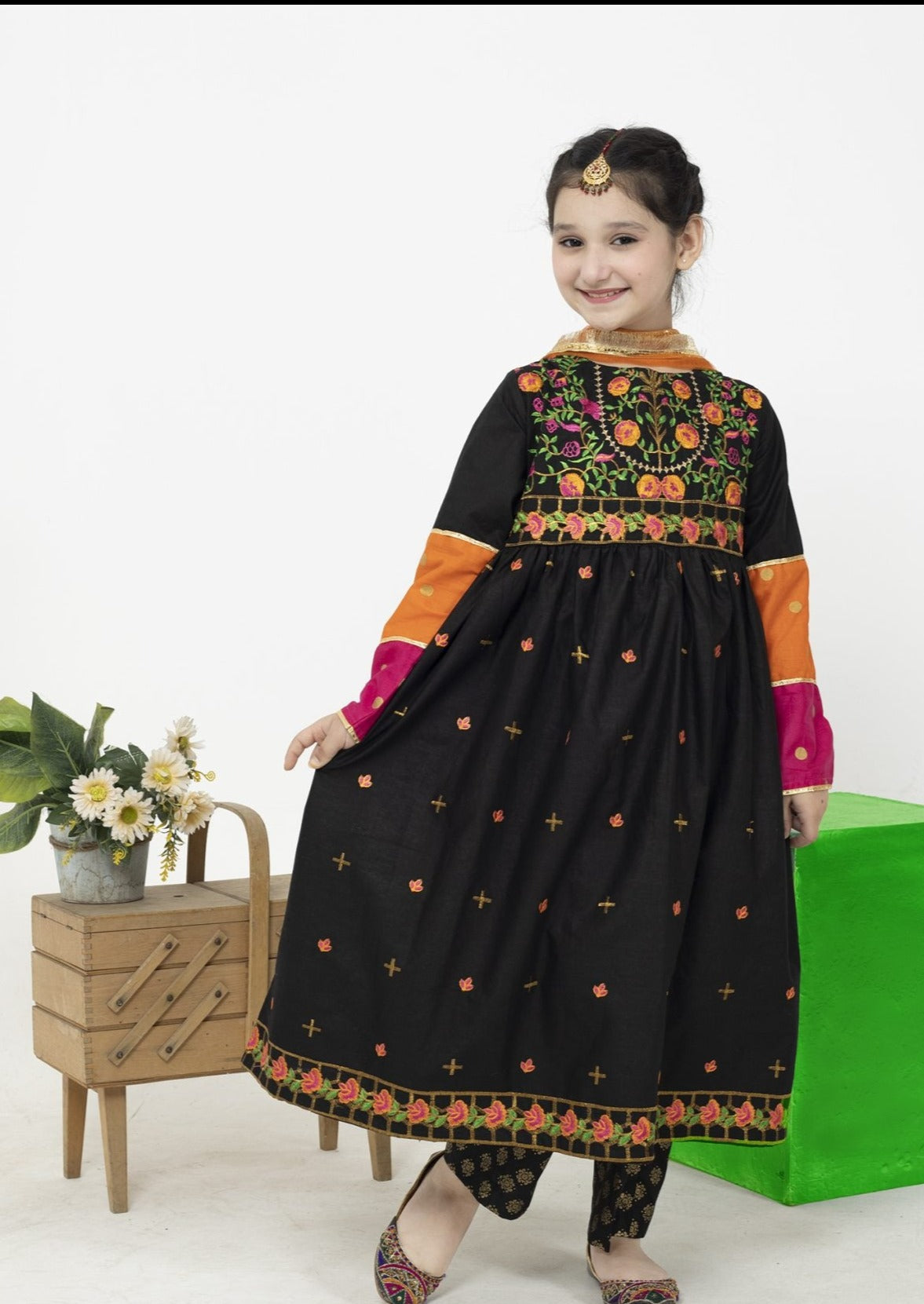 Black - Girl's Dress