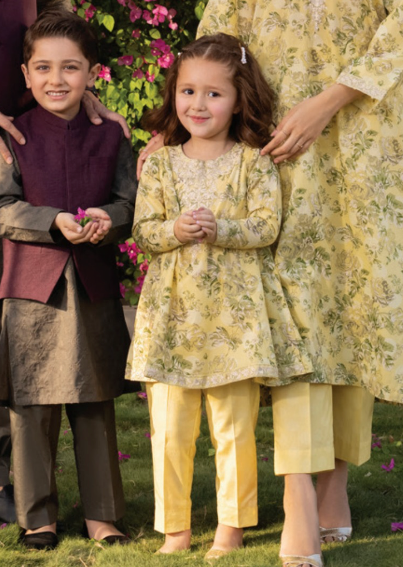 Yellow - Girl's Dress