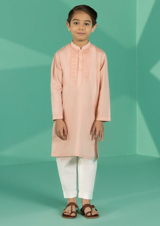 Peach - Boy's Kurta Shalwar