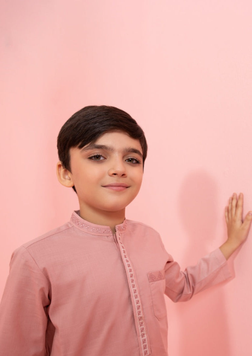 Pink - Boy's Kurta & Shalwar