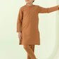 Rust - Boy's Kurta & Shalwar