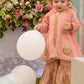 Peach - Infant Girl's Gharara Dress