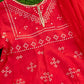 Red - Infant Girl's Gharara Dress