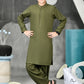 Olive Green - Boys Kameez Shalwar