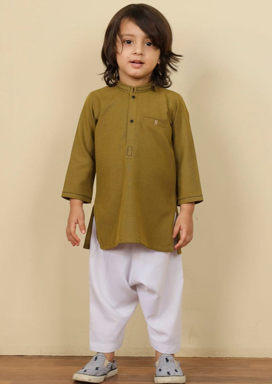 Green - Infant Boy's Kameez & Shalwar