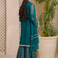 Green - Girl's Gharara Dress