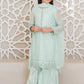 Mint Green - Girl's Gharara Dress
