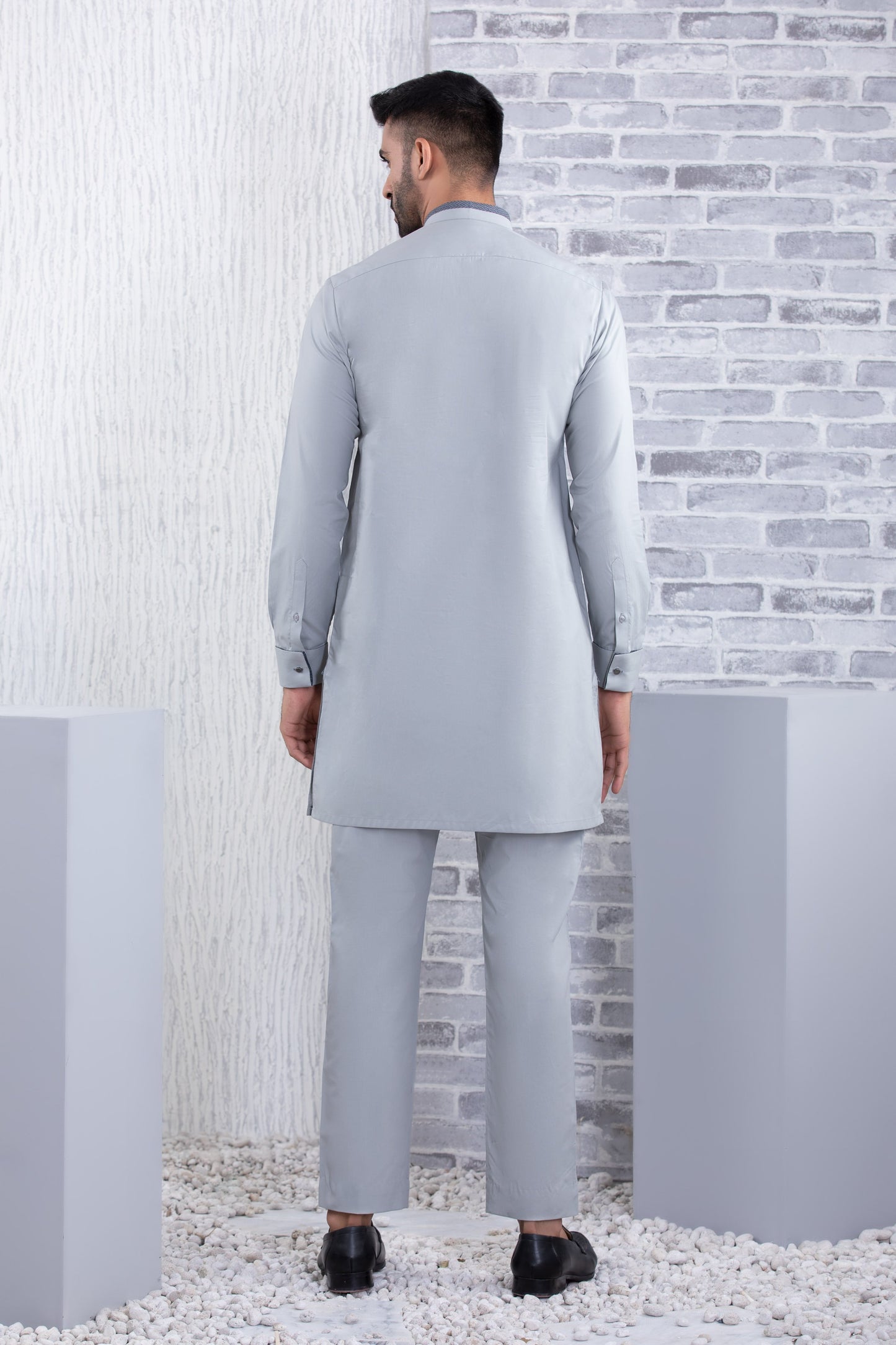 Light Grey - Men's Kurta Trouser