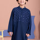 Navy Blue - Boy's Kurta Shalwar Suit