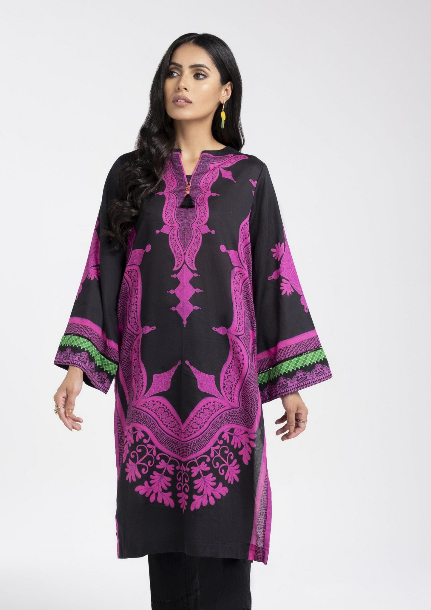 Black & Purple : Women's Dress