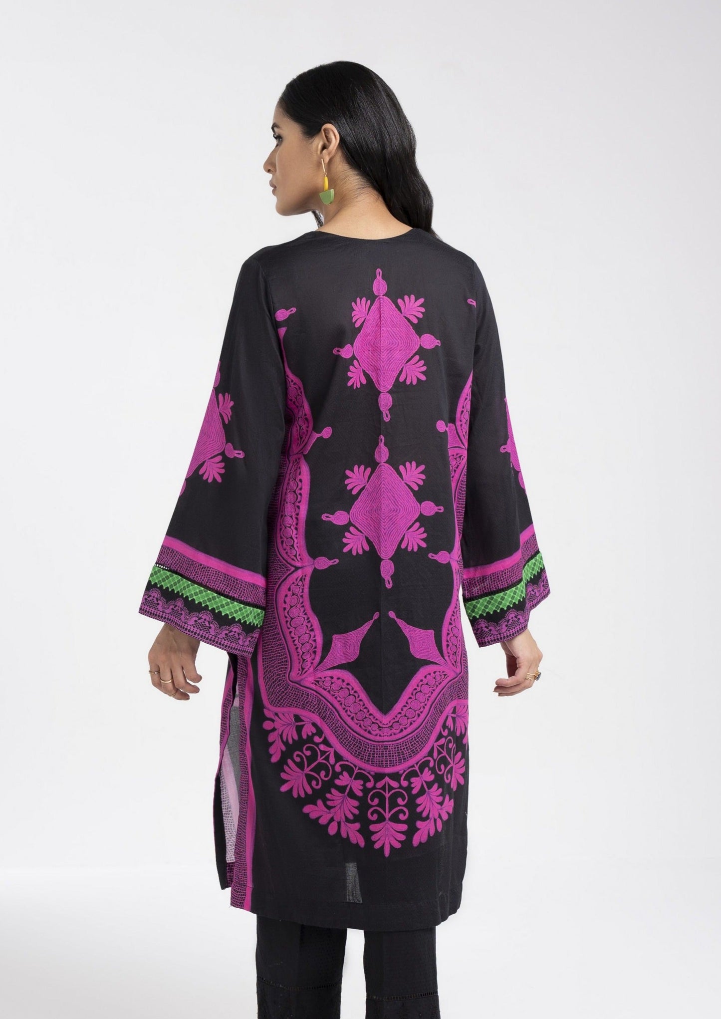 Black & Purple : Women's Dress