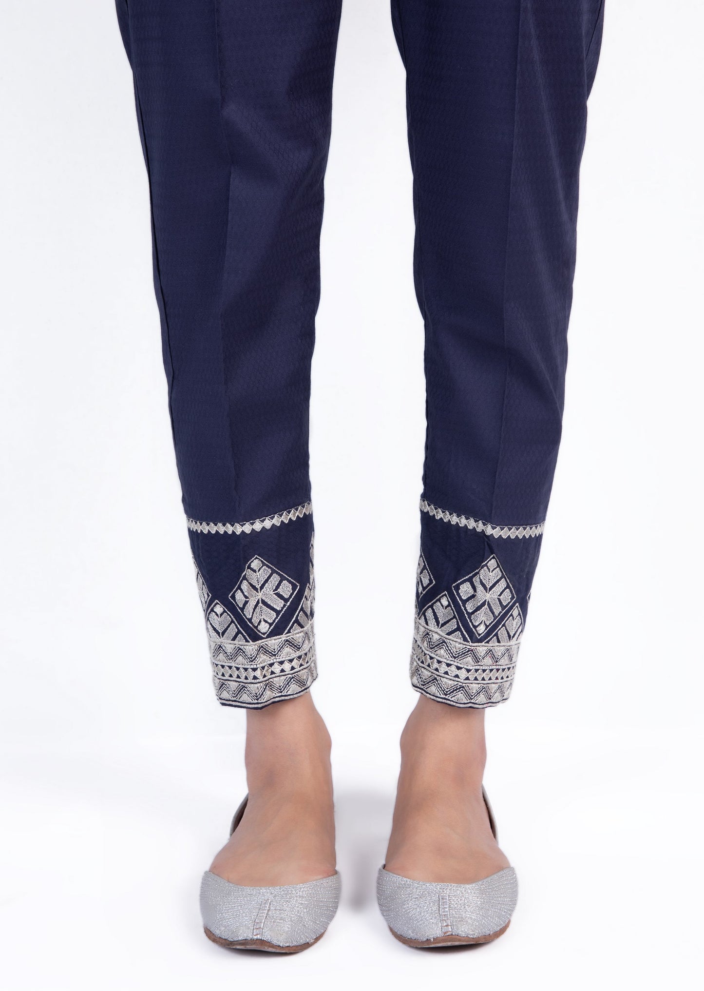 Navy Blue - Cotton Pants