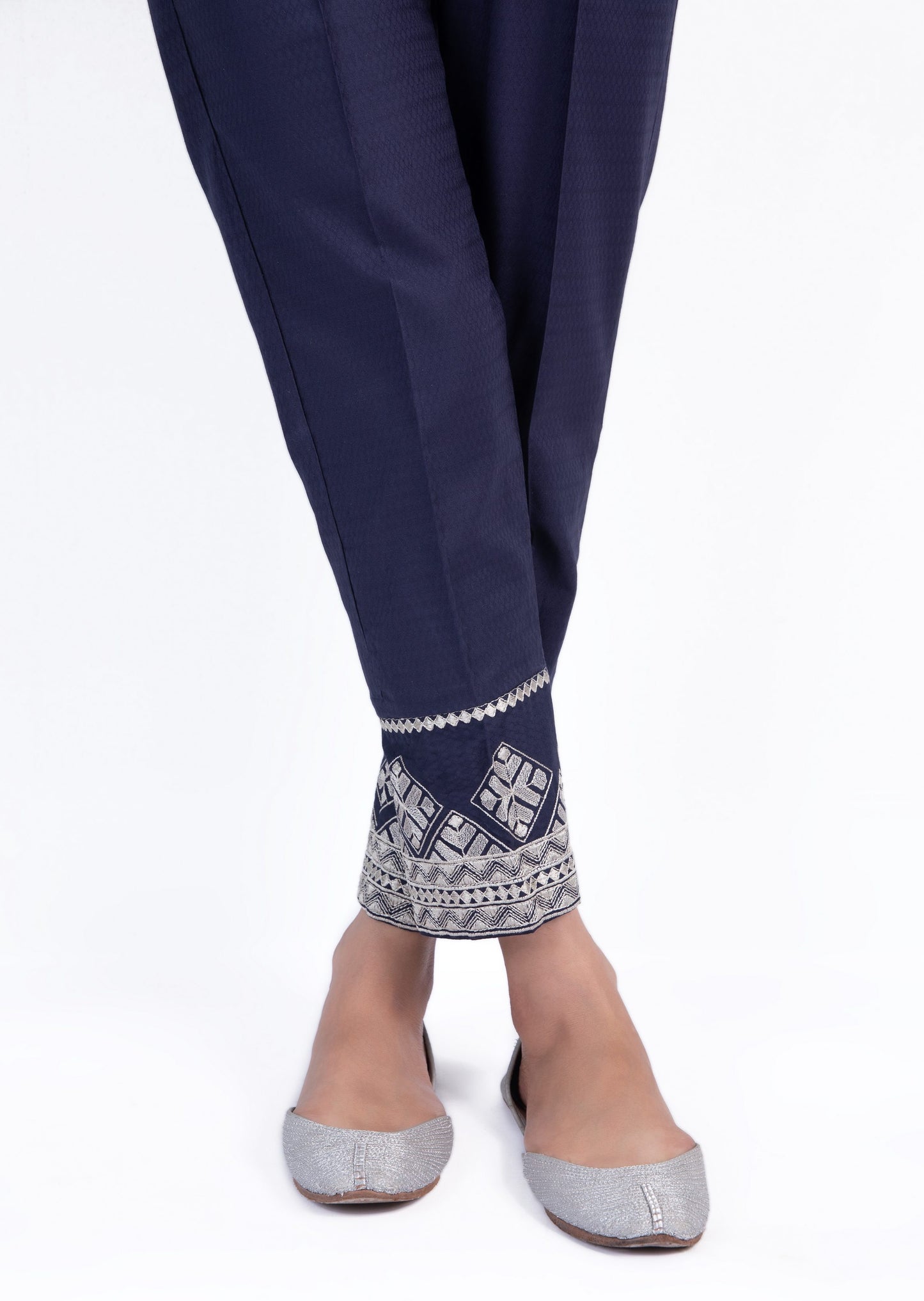 Navy Blue - Cotton Pants