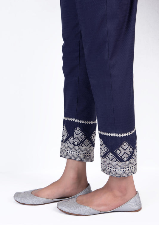Navy Blue - Cotton Pants