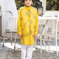 Lemon Yellow -  Boy's Kameez, Shalwar & Waistcoat