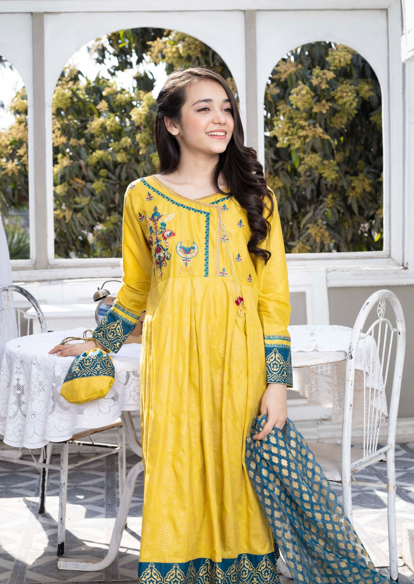 Lemon Yellow - Girl's Dress