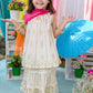 White - Infant Girl's Lehnga Dress
