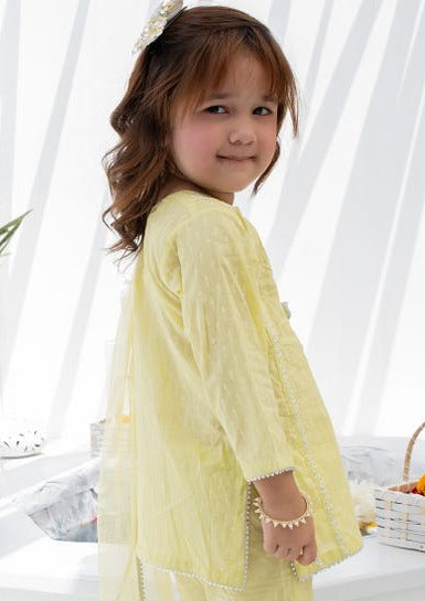 Yellow - Infant Girl's Gharara Dress