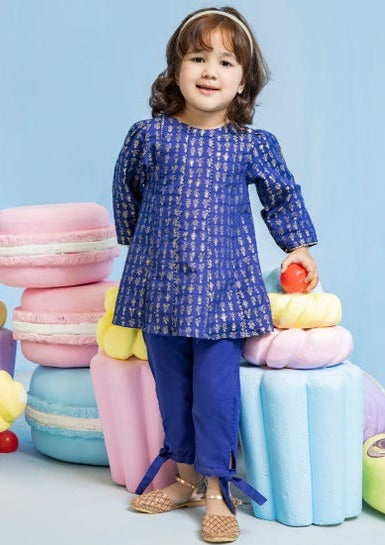 Blue - Infant Girl's Dress