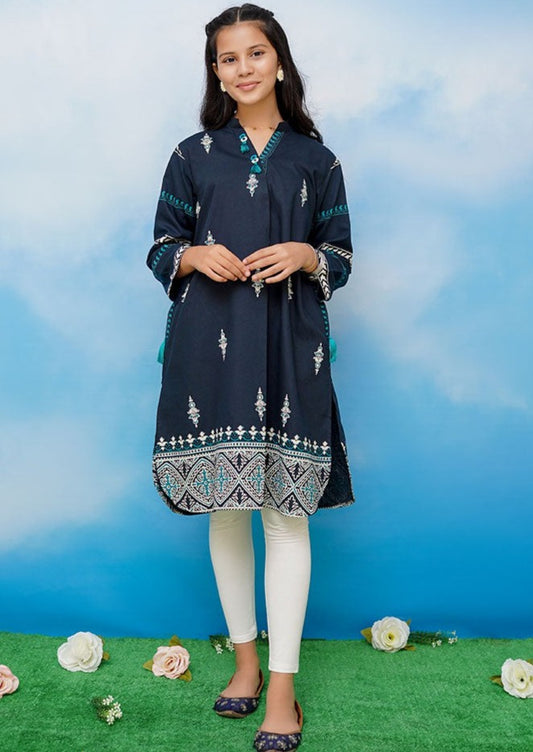Blue - Girl's Kurta