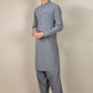 Bluish Grey - Teen Boy's Kameez & Shalwar