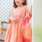 Peach & Hot PInk - Girl's Gharara Dress