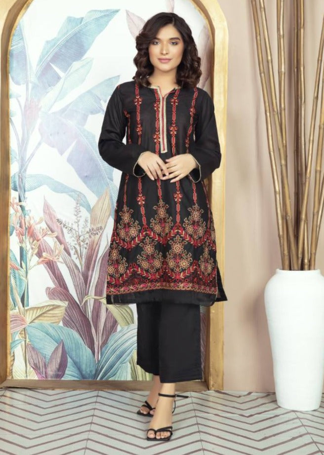 2 - Piece Embroidered Suit (Shirt & Trouser)