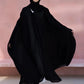 Black : Kaftan Abaya & Hijab Set