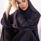 Charcoal : Abaya & Hijab Set