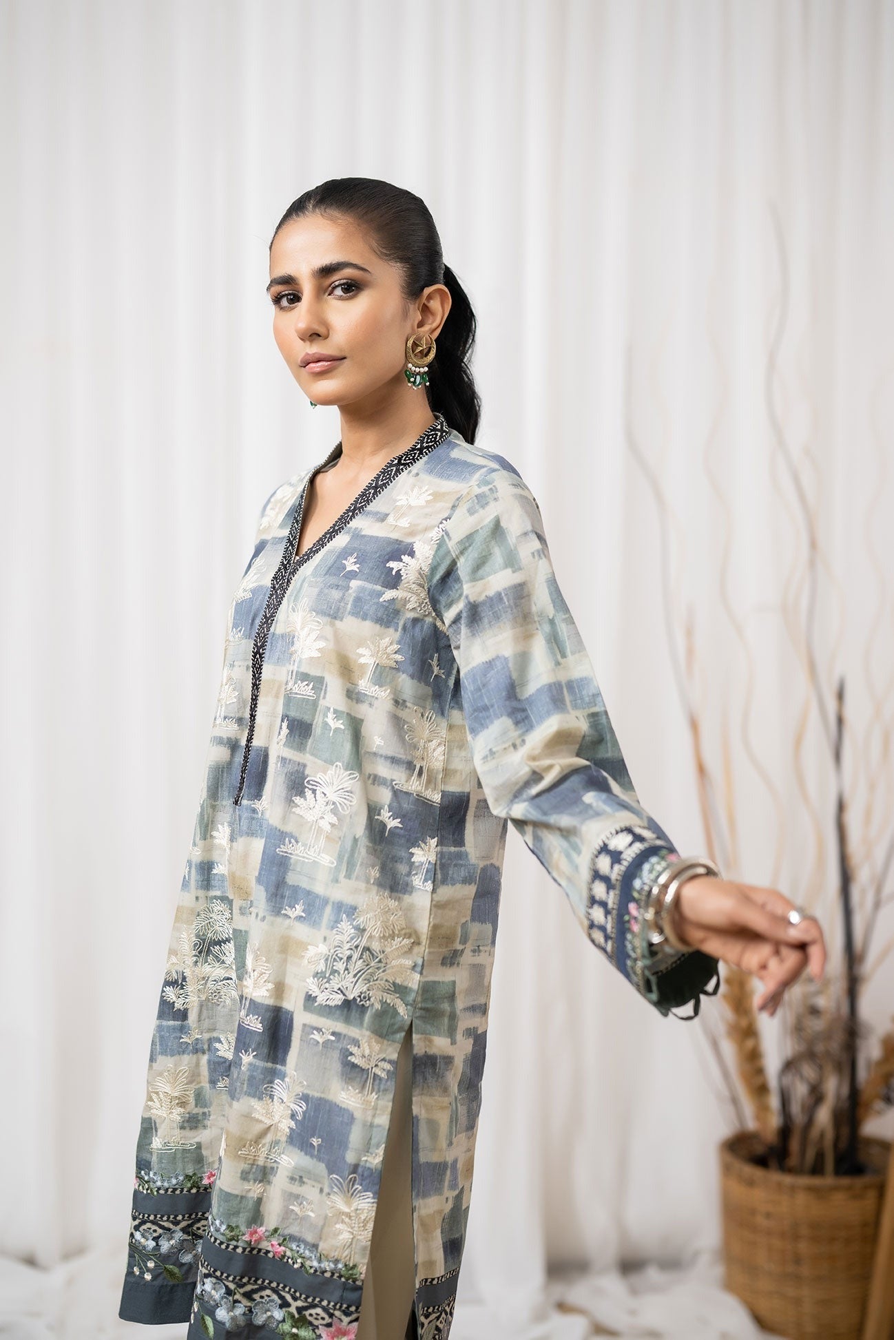 Blue -  Women's Kurta