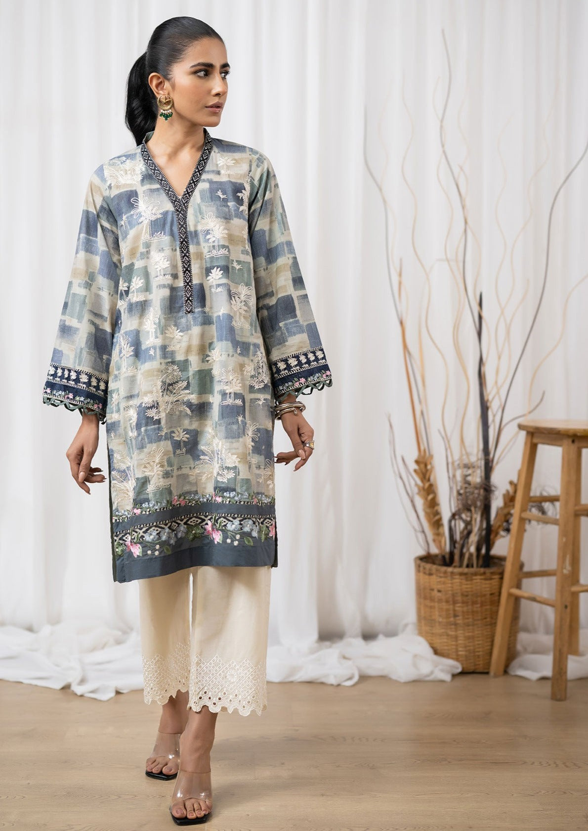 Blue -  Women's Kurta