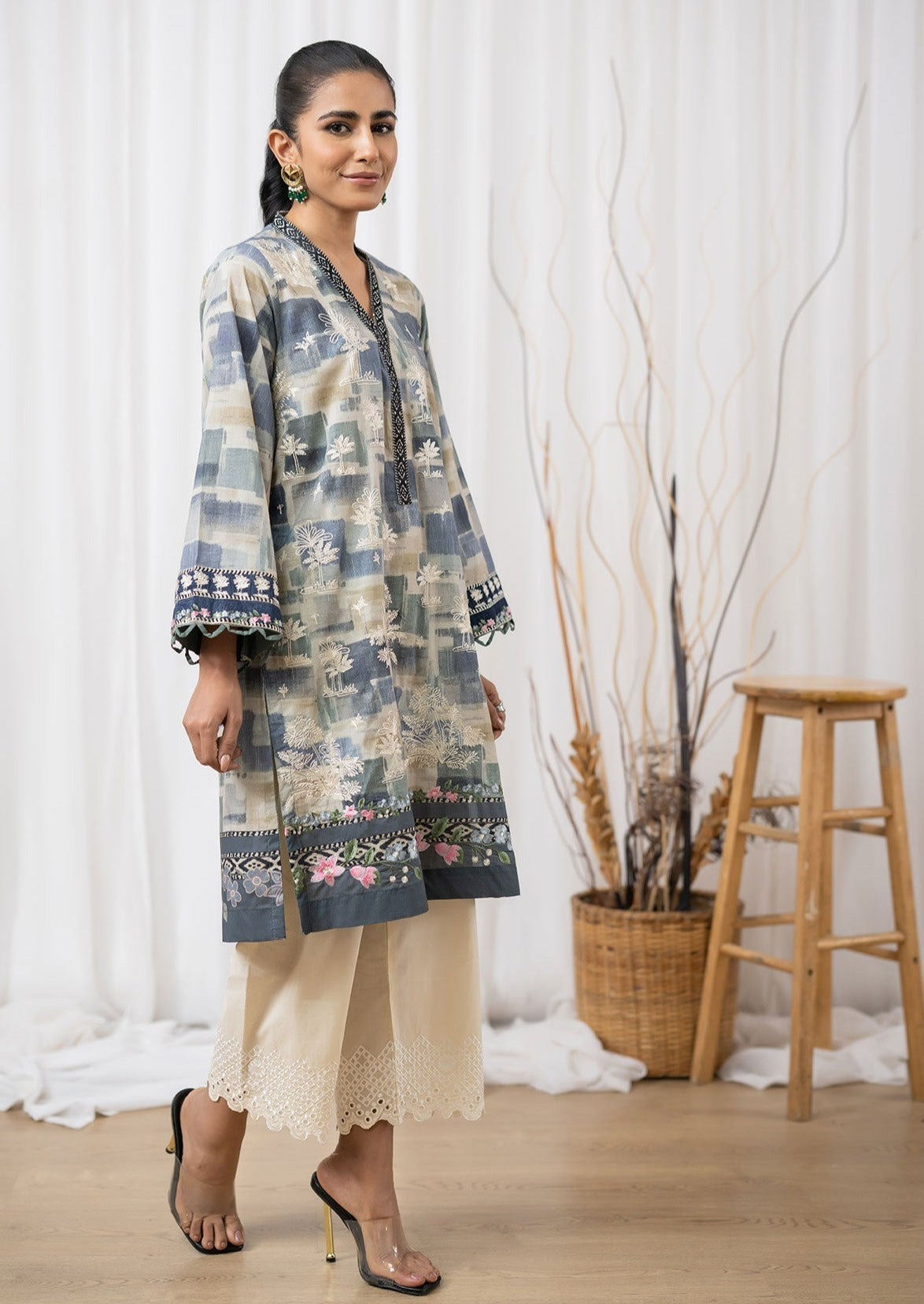 Blue -  Women's Kurta