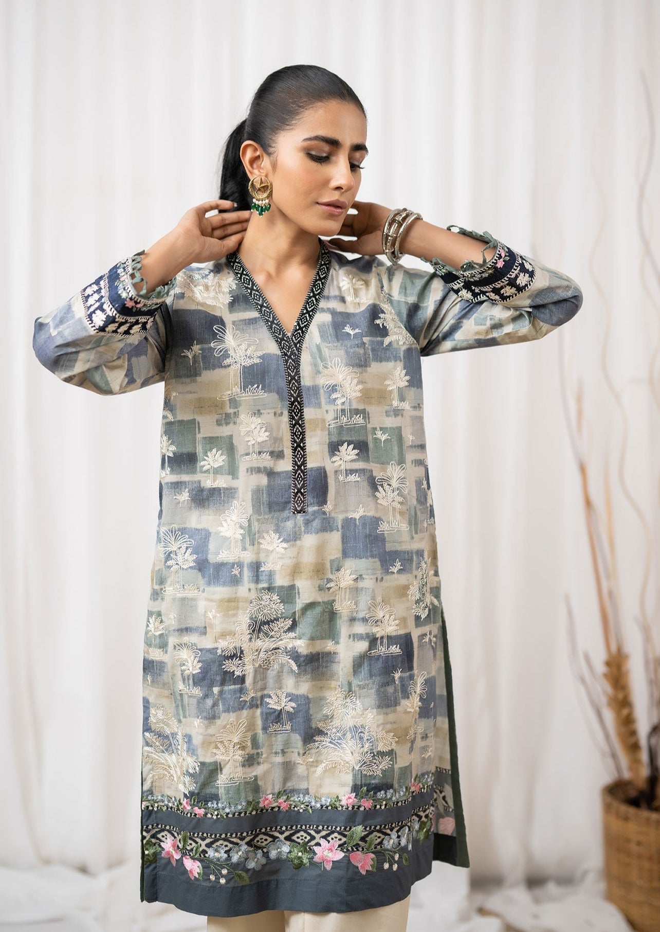 Blue -  Women's Kurta