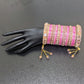 Bangles Large Set with Tassels : Baby Pink