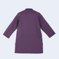 Embroidered Kurta Shalwar : Dark Purple & Offwhite