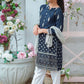 Navy Blue - Girl's Dress