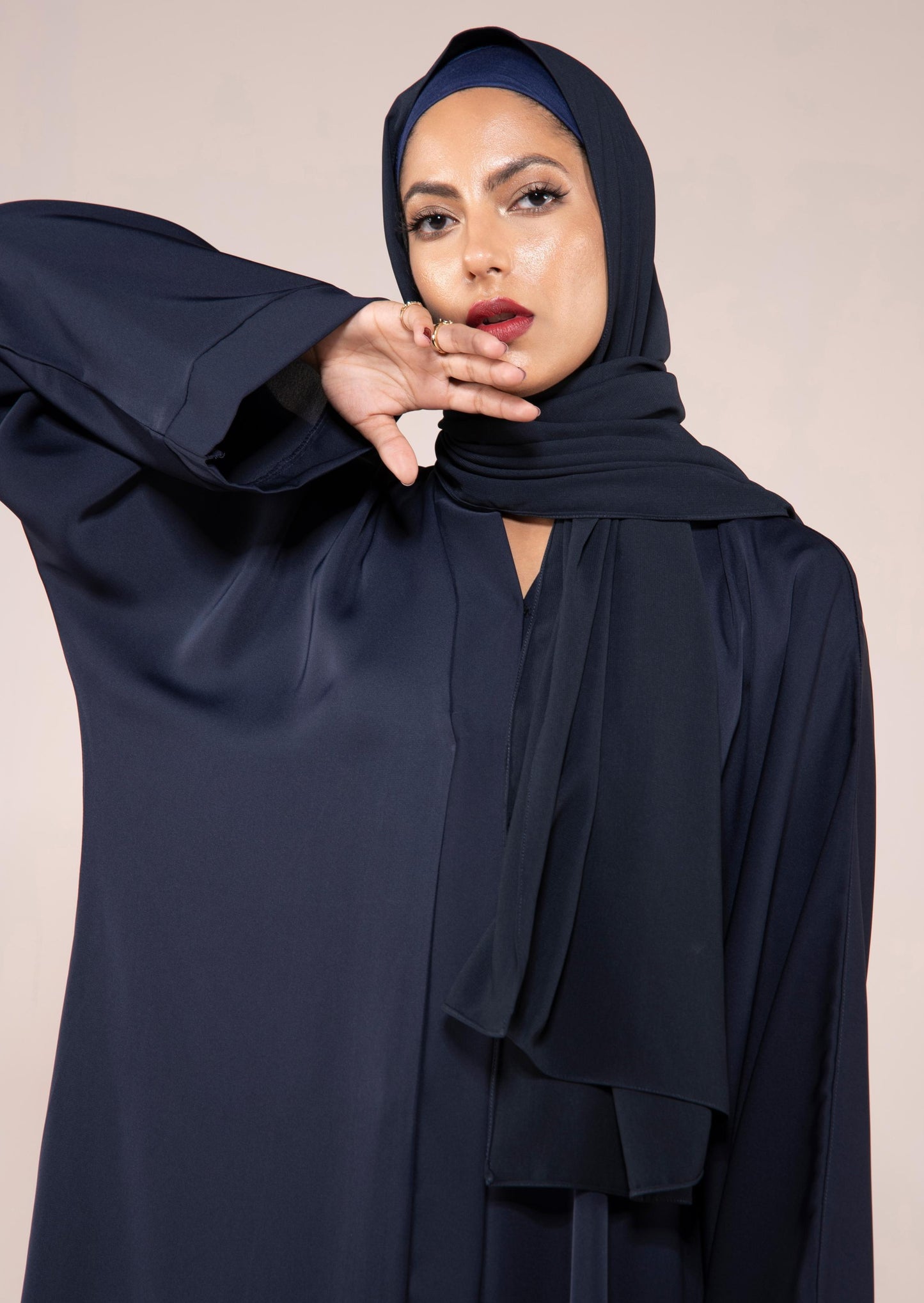 Navy Blue Hijab