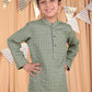 Mint Green- Boy's Kurta Shirt Only