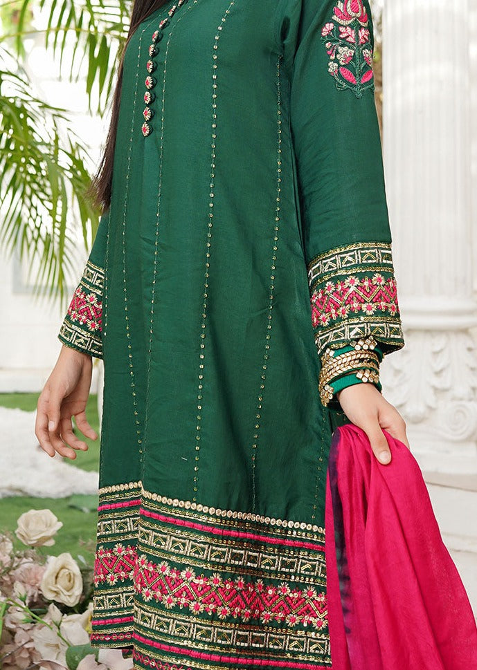 Green - Girl's Dress
