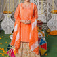 Orange - Girl's Gharara Dress