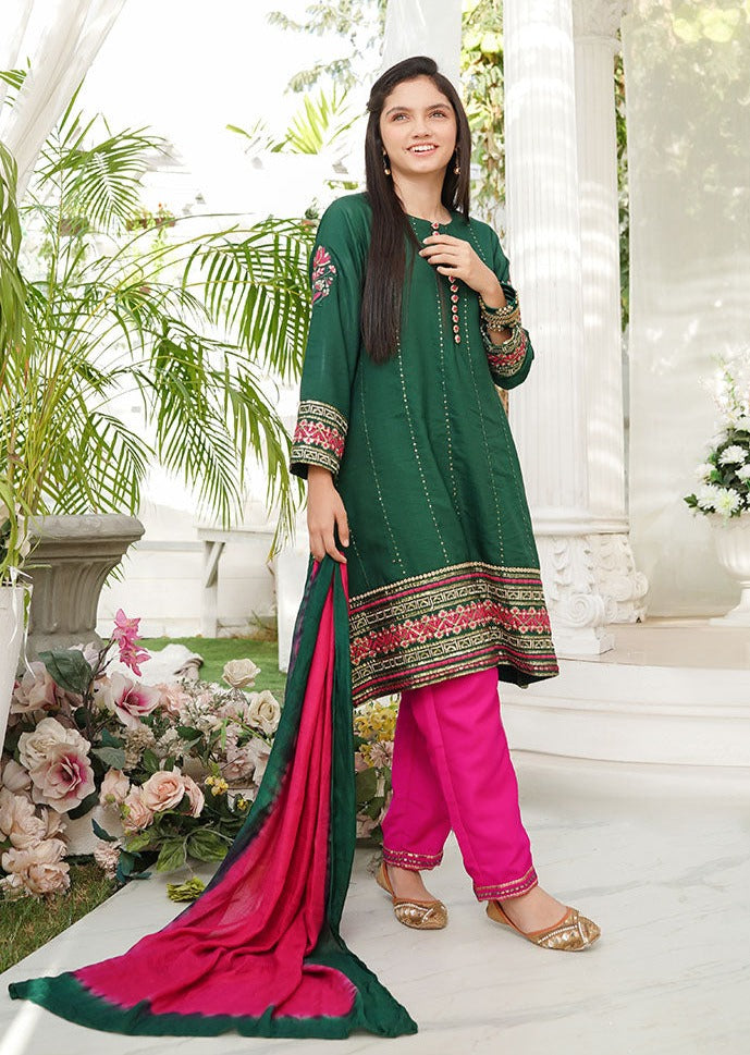 Green - Girl's Dress